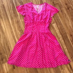 Matilda Jane Pink Polka Dot Dress